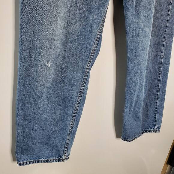 VINTAGE Levi's 550 Relaxed Fit Jeans 36x30 Denim Med Wash Straight Leg - Picture 12 of 12
